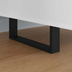 Meubelpoten 12 pcs Zwart 281 x 40,5 x 100 mm IJzer><noscript><img width=