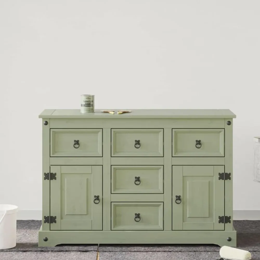 Verbruiksmaterialen Voor De Bouw*vidaXL Meubelverf Groen 0,75 L Wandprint Leger groen