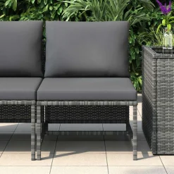 Middenbank sectioneel met kussens poly rattan><noscript><img width=