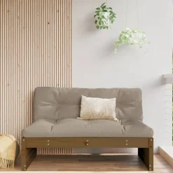 Middenbank 120x80 cm massief grenenhout honingbruin>vidaXL Clearance