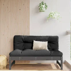 Tuinmeubelen*vidaXL Middenbank 120x80 cm massief grenenhout grijs Grijs grenenhout