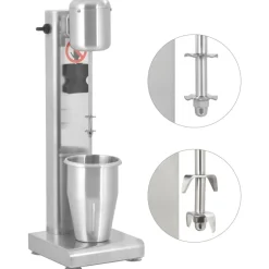Keuken & Eetkamer*vidaXL Milkshake mixer 1 L roestvrij staal