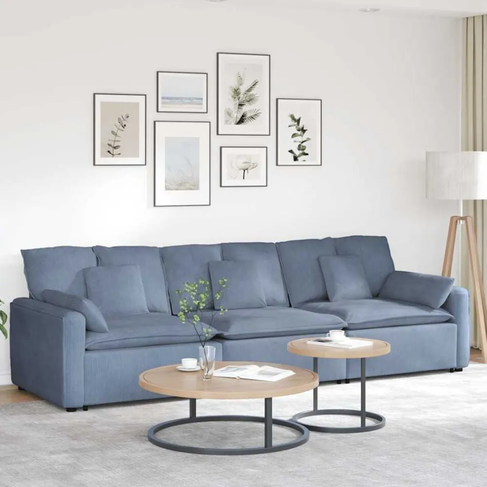 Modulaire bank met kussens>vidaXL New