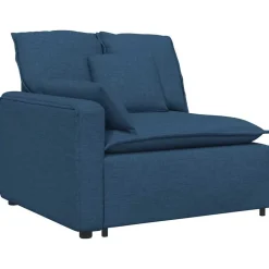 Accessoires Voor Stoelen En Banken*vidaXL Modulaire bank met kussens Blauw