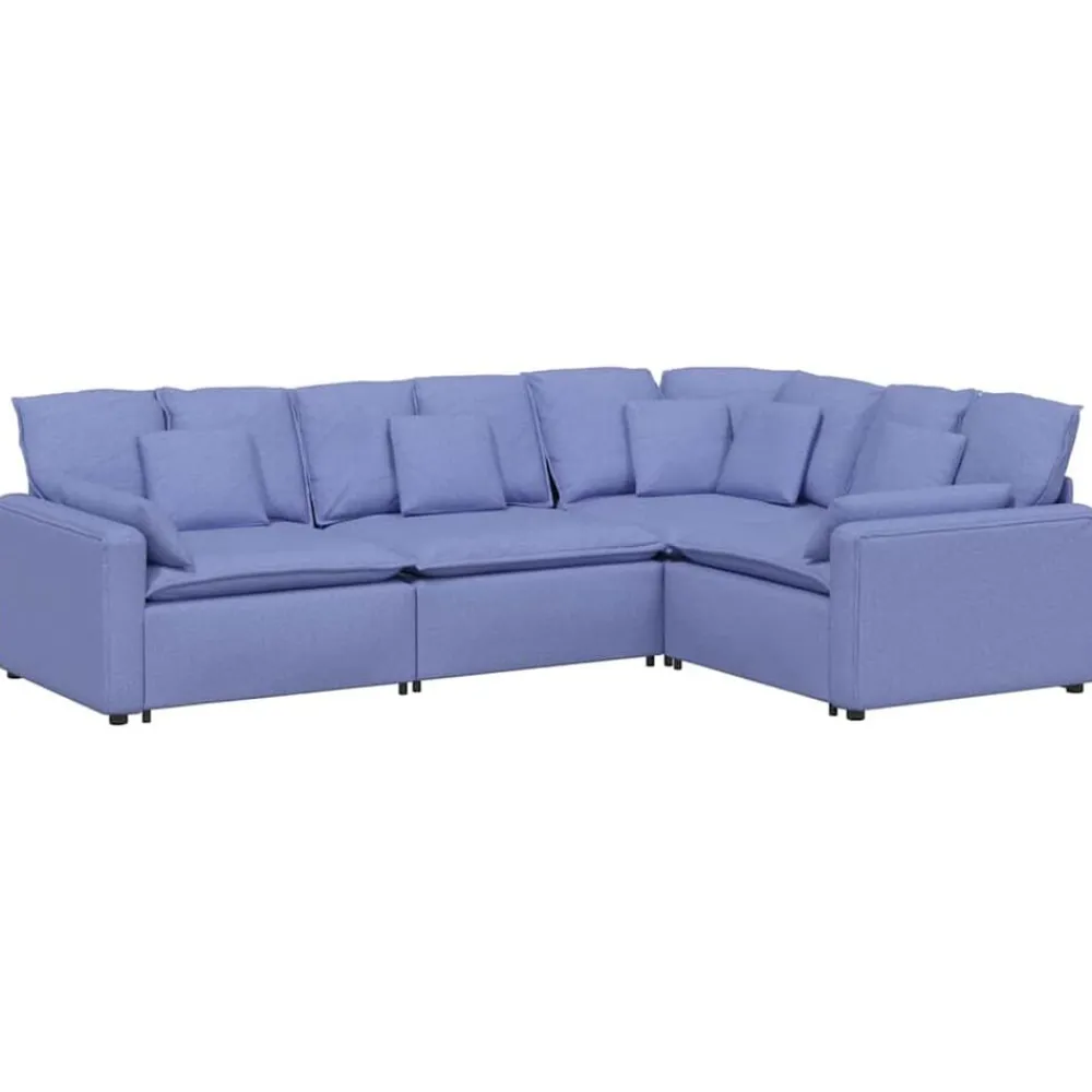 Modulaire bank met kussens stof>vidaXL