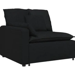 Accessoires Voor Stoelen En Banken*vidaXL Modulaire bank met kussens Zwart
