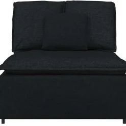 Accessoires Voor Stoelen En Banken*vidaXL Modulaire bank middenmodule met kussens 100 cm Zwart