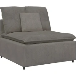 Accessoires Voor Stoelen En Banken*vidaXL Modulaire bank middenmodule met kussens 100 cm Lichtgrijs