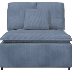 Accessoires Voor Stoelen En Banken*vidaXL Modulaire bank middenmodule met kussens 100 cm Blauw