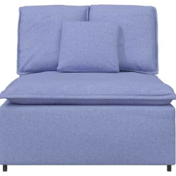 Modulaire bank middenmodule met kussens 100 cm spijkerblauw><noscript><img width=