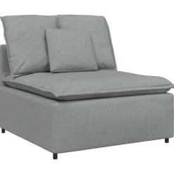 Accessoires Voor Stoelen En Banken*vidaXL Modulaire bank middenmodule met kussens 100 cm Lichtgrijs