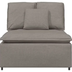 Accessoires Voor Stoelen En Banken*vidaXL Modulaire bank middenmodule met kussens 100 cm Taupe