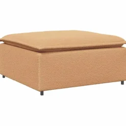 Accessoires Voor Stoelen En Banken*vidaXL Modulaire bank voetenbank module 100x100x48 cm Beige