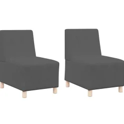 Modulaire Bankeenheid Armlos 2 pcs 55 x 74 x 82 cm>vidaXL Hot
