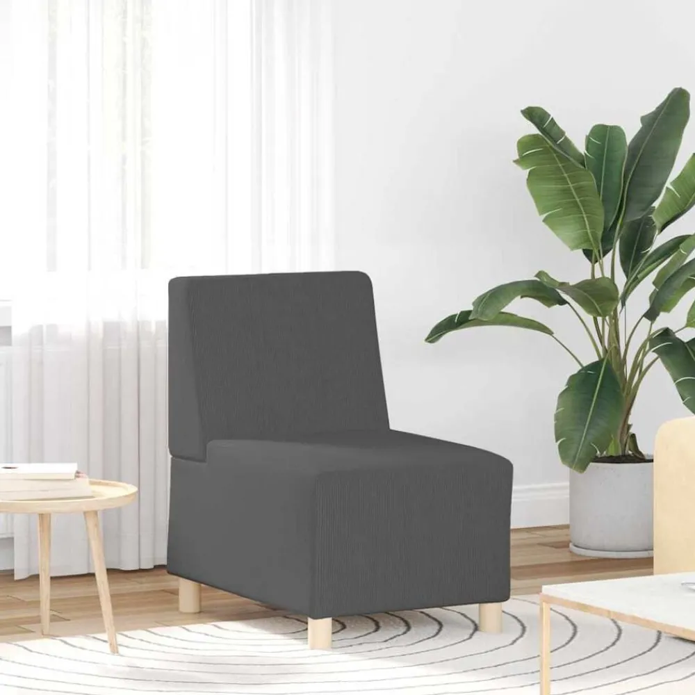 Modulaire Bankeenheid Armlos 2 pcs 55 x 74 x 82 cm>vidaXL Hot