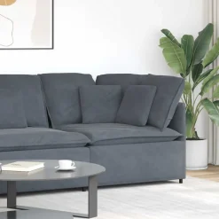 Modulaire hoekbank met kussens 100 cm>vidaXL Outlet
