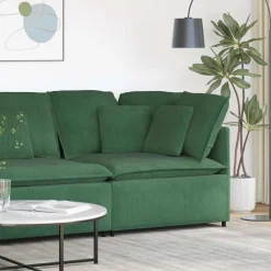 Modulaire hoekmodule bank met kussens 100 cm>vidaXL Best