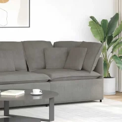 Modulaire hoekmodule bank met kussens 100 cm>vidaXL Best