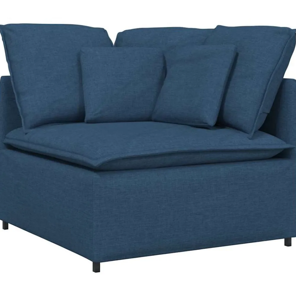 Modulaire hoekmodule bank met kussens 100 cm>vidaXL Best