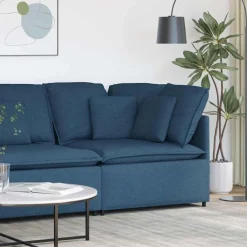 Modulaire hoekmodule bank met kussens 100 cm>vidaXL Best