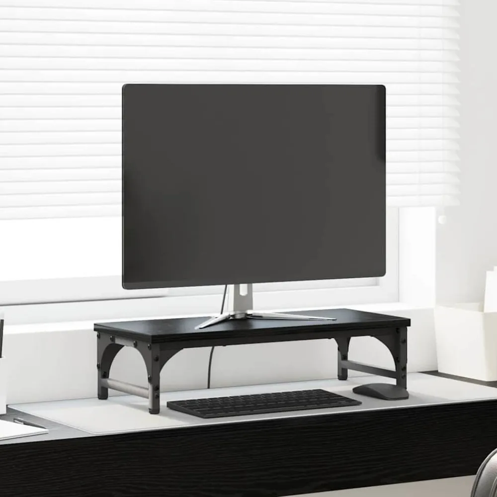 Monitor Stand 55 x 23 x 14 cm Bewerkt hout>vidaXL Hot