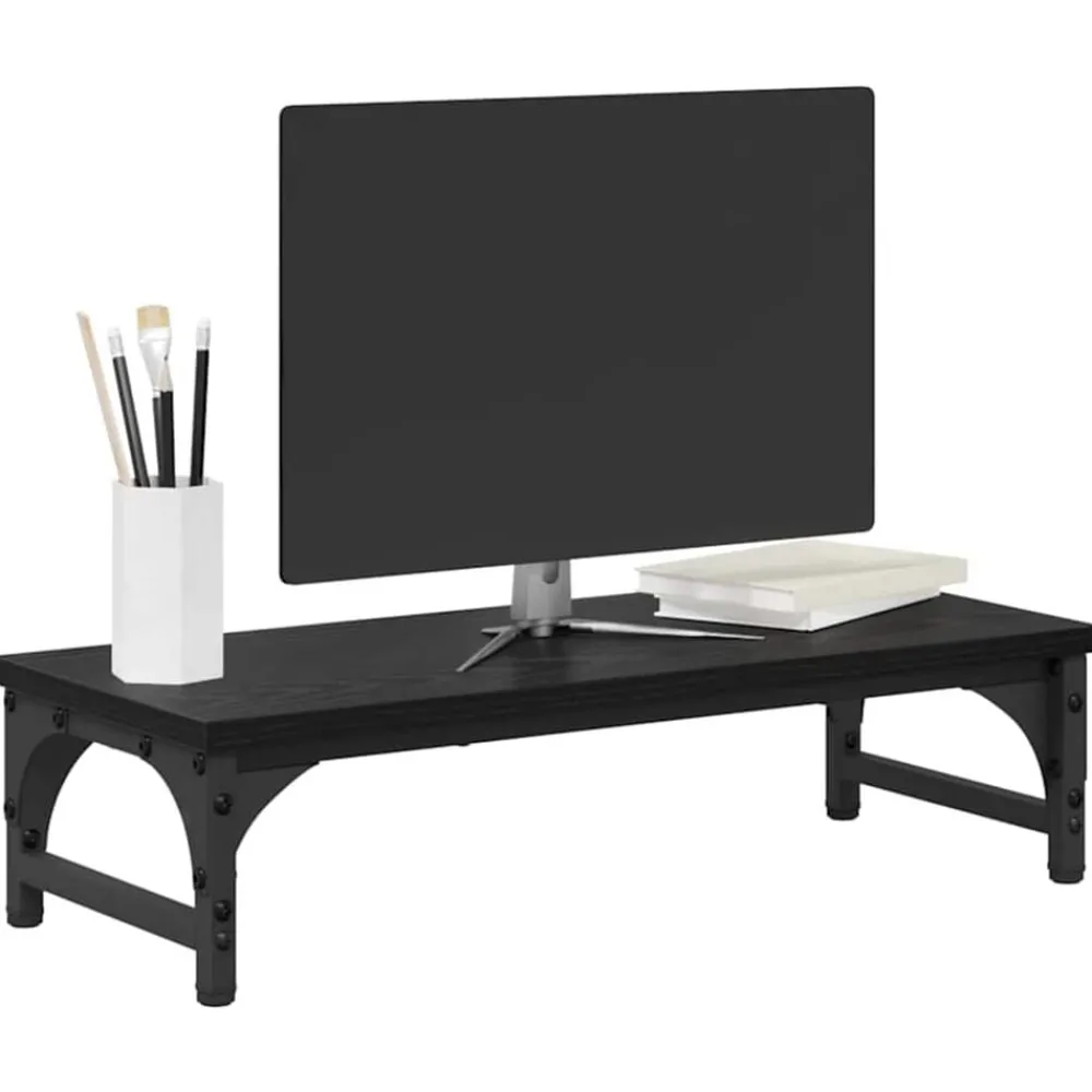 Monitor Stand 55 x 23 x 14 cm Bewerkt hout>vidaXL Hot