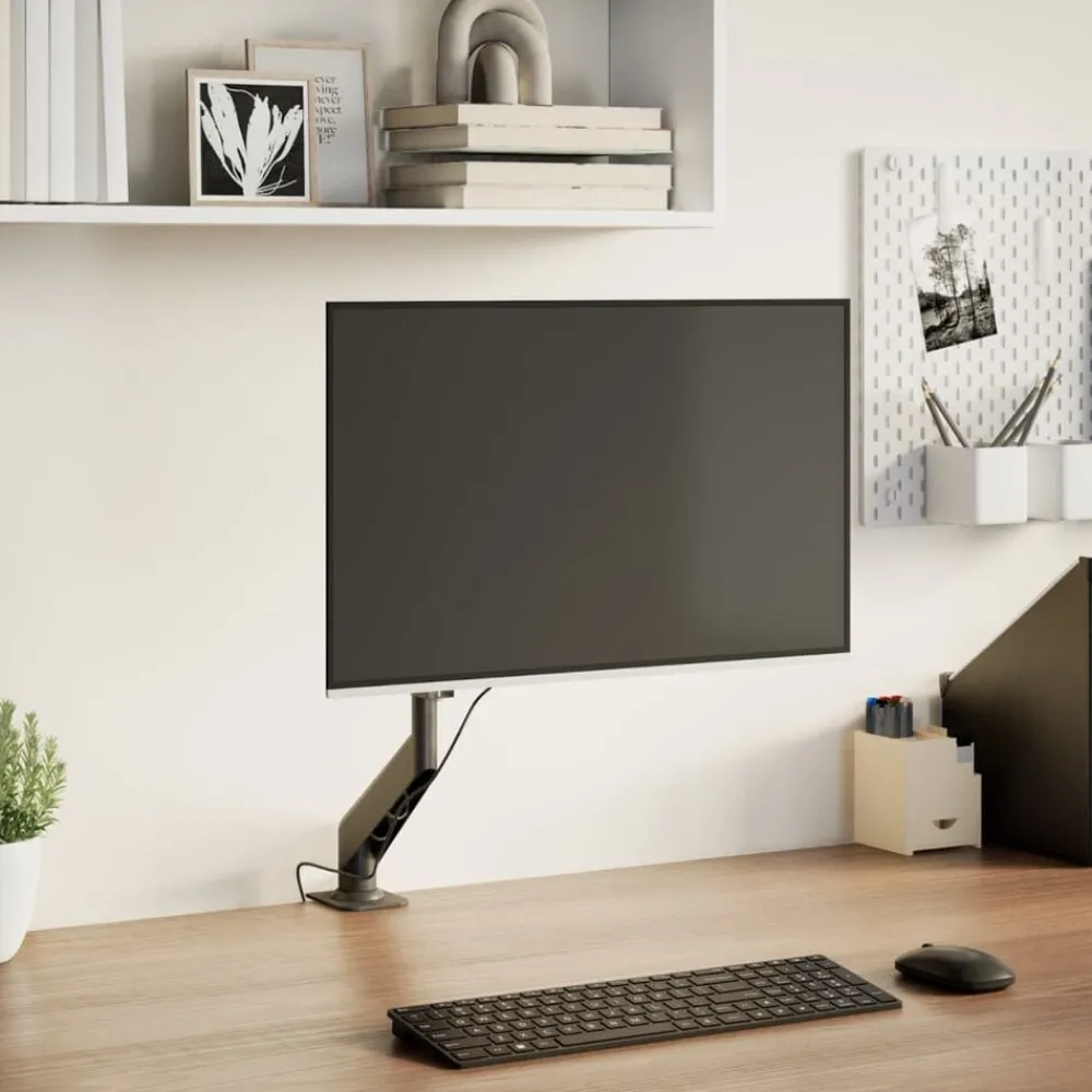 Elektronica*vidaXL Monitorbeugel 27 inch scherm gasveer 10 kg