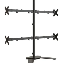 Elektronica*vidaXL Monitorbeugel VESA 75/100 mm zwart staal