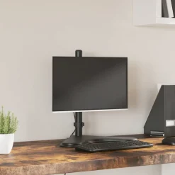 Elektronica*vidaXL Monitorbeugel VESA 75/100 mm zwart staal