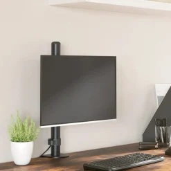 Elektronica*vidaXL Monitorbeugel VESA 75/100 mm zwart staal