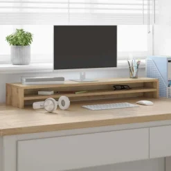 Monitorstandaard Artisan Eikenhout 100x24x13 cm><noscript><img width=