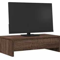 Monitorstandaard met lades 50x27x15 cm hout ig><noscript><img width=