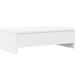 Monitorstandaard met lades 50x27x15 cm bewerkt hout>vidaXL Clearance