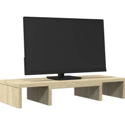 Monitorstandaard verstelbaar 60x24x10,5 cm hout><noscript><img width=