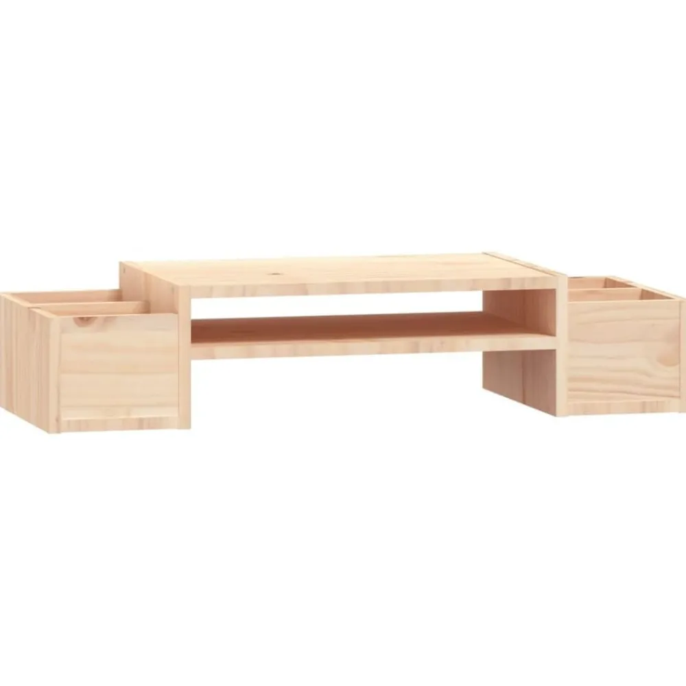 Monitorstandaard 70x27,5x15 cm massief grenenhout>vidaXL Online