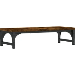Monitorstandaard 55x23x14 cm bewerkt hout kleurig>vidaXL Clearance