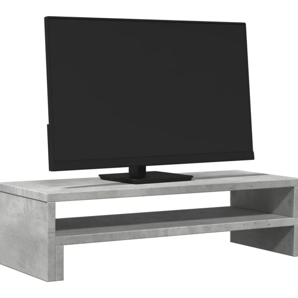 Monitorstandaard 54x22x15 cm bewerkt hout>vidaXL Outlet