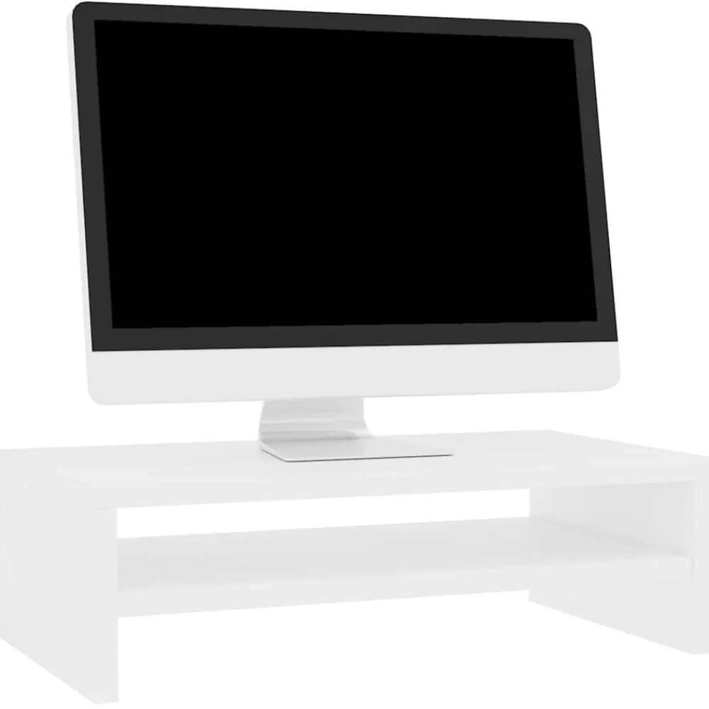 Monitorstandaard 42x24x13 cm bewerkt hout>vidaXL Hot