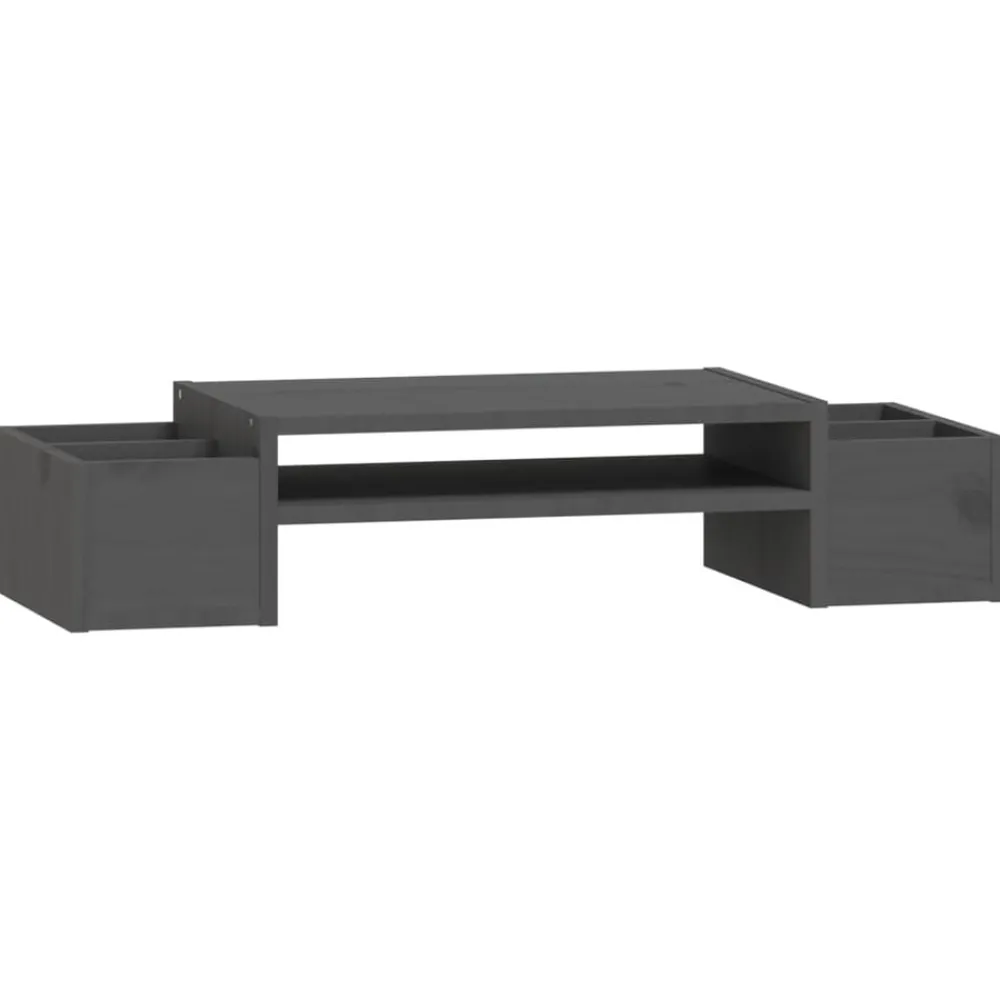 Monitorstandaard 70x27,5x15 cm massief grenenhout>vidaXL