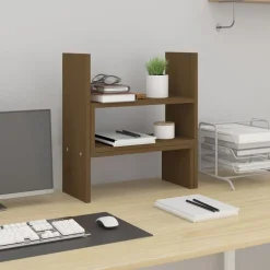 Monitorstandaard (39-72)x17x43 cm grenenhout><noscript><img width=