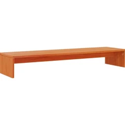 Monitorstandaard 100x27x15 cm massief grenenhout>vidaXL Discount