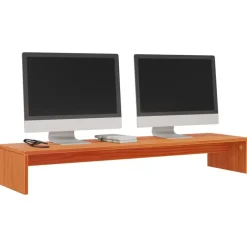 Monitorstandaard 100x27x15 cm massief grenenhout><noscript><img width=