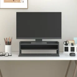 Monitorstandaard 50x24x16 cm massief grenenhout>vidaXL Online
