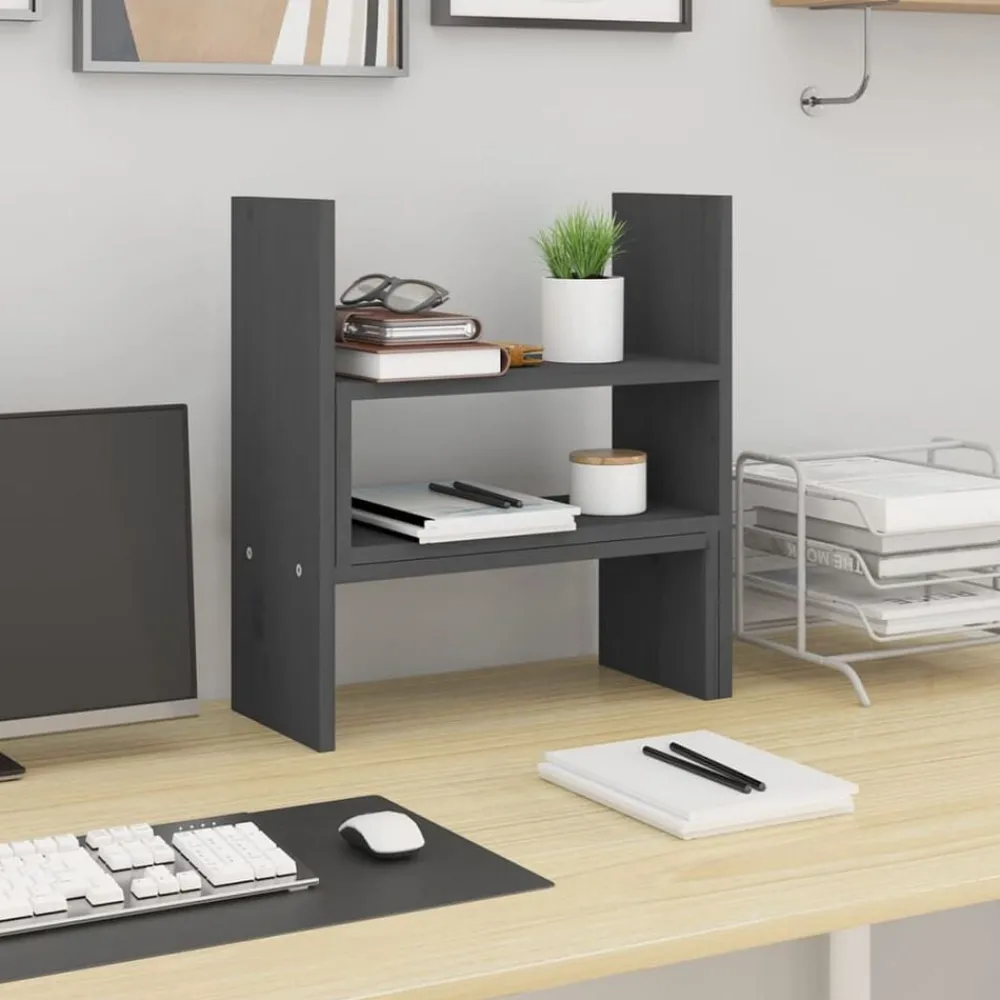 Monitorstandaard (39-72)x17x43 cm massief grenenhout>vidaXL Sale