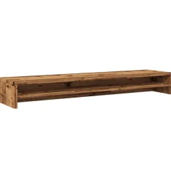 Monitorstandaard 100x24x13 cm bewerkt hout kleurig>vidaXL New