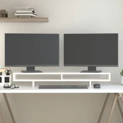 Monitorstandaard 100x27x14 cm massief grenenhout><noscript><img width=