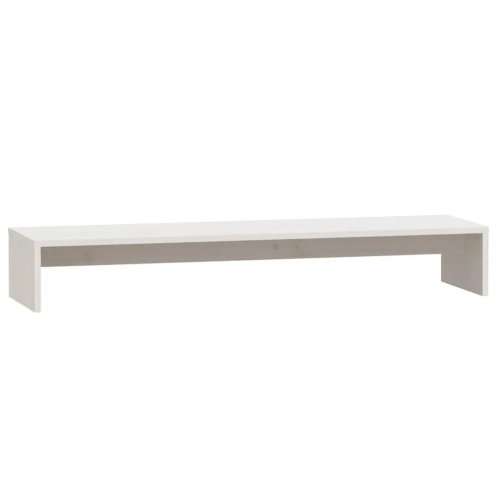 Monitorstandaard 100x27x15 cm massief grenenhout>vidaXL Hot