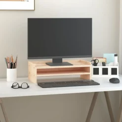 Monitorstandaard 50x24x16 cm massief grenenhout><noscript><img width=