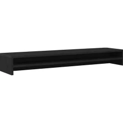 Monitorstandaard 100x24x13 cm zwart eikenhout>vidaXL Discount