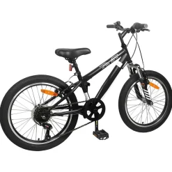 Buitensport*vidaXL Mountainbike 20 Inch 6-Speed voor 5-8 jaar oud Zwart